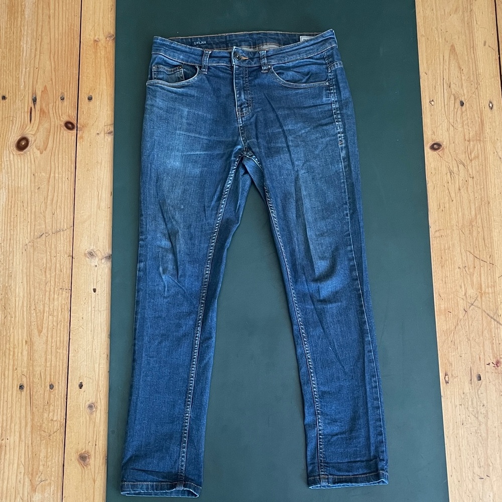 Frank & Oak Blue Slim Jeans 28